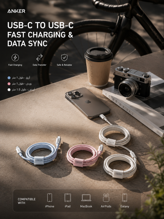 Anker USB-C Cable — Up to 240W