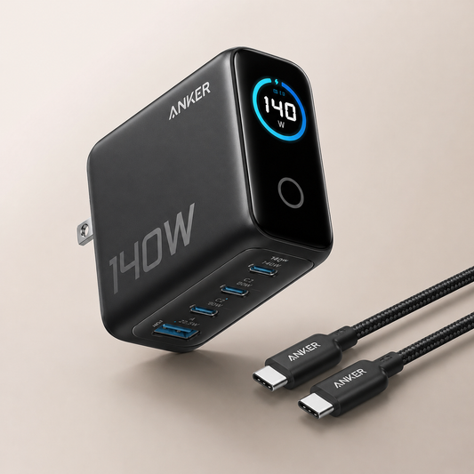 anker adapter 140w + c-c cable