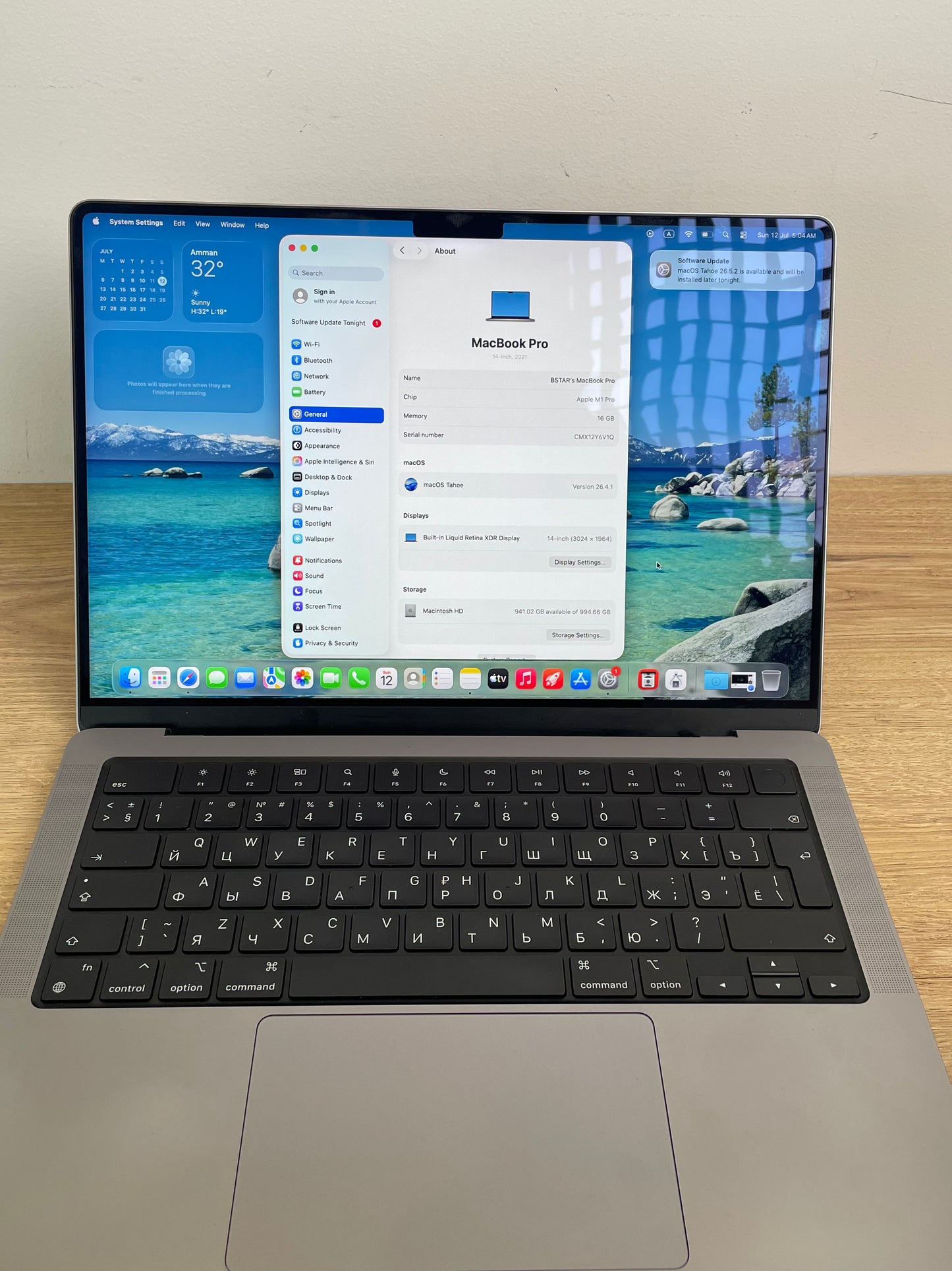 MacBook Pro (m1pro) 2021