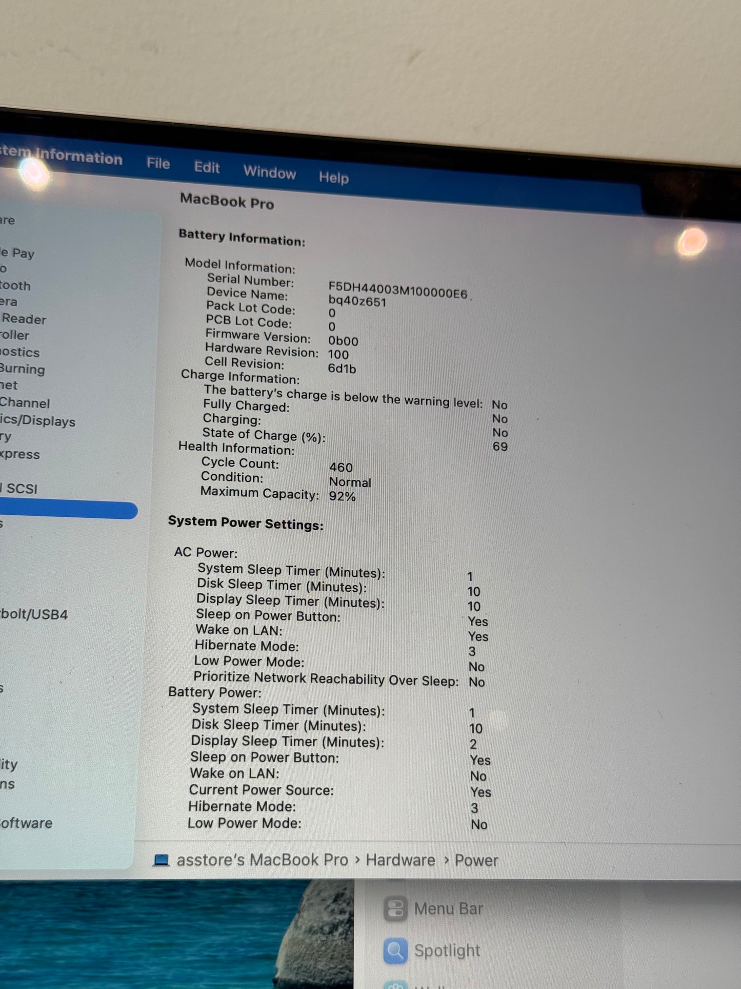 Macbook ( m3 pro )
