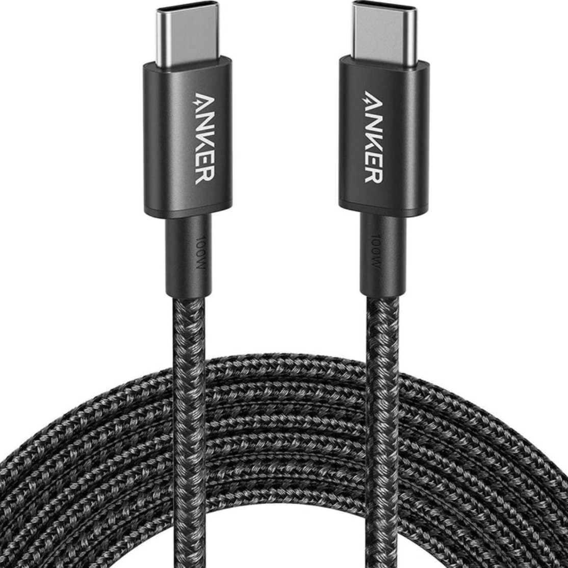 Anker USB-C to USB-C Cable, 6FT,60W Black